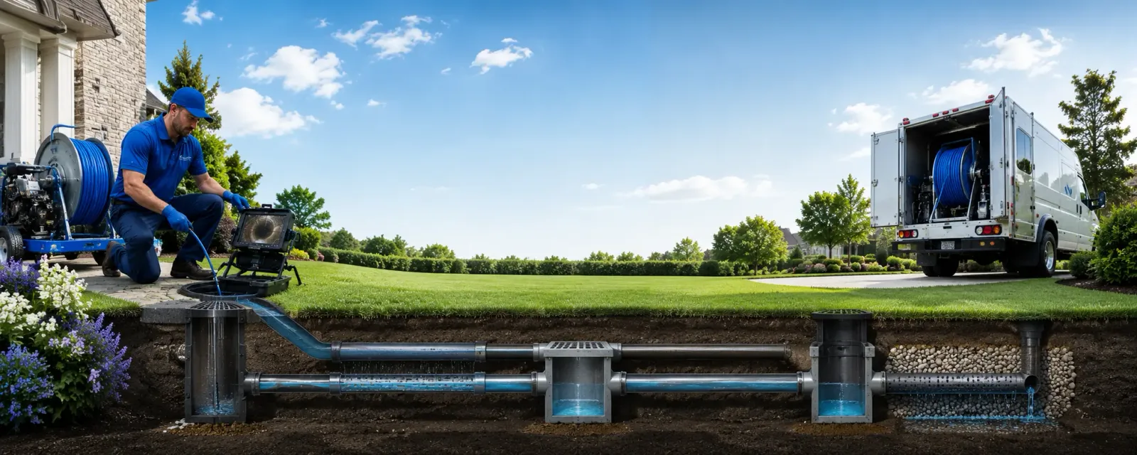 Outdoor drain cleaning information for Elsberry, MO